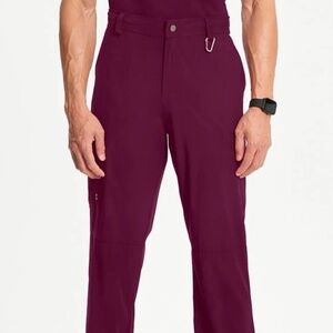 Cherokee Infinity Wine Scrub Pants Men’s Size L Short